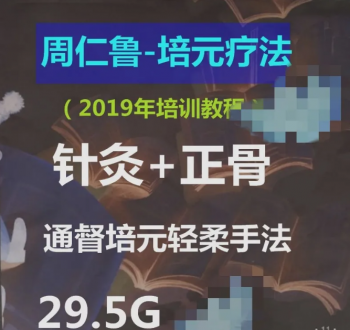 周仁鲁培元疗法通督培元针灸柔性正骨手法系统培训视频教程-百度网盘下载-中医教程博客