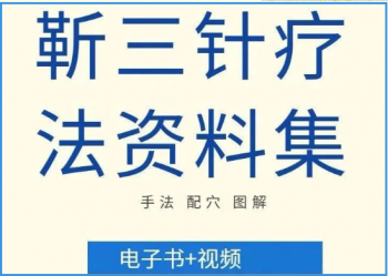 靳瑞靳三针中医针灸视频教程电子书全集资料-百度网盘下载-中医教程博客