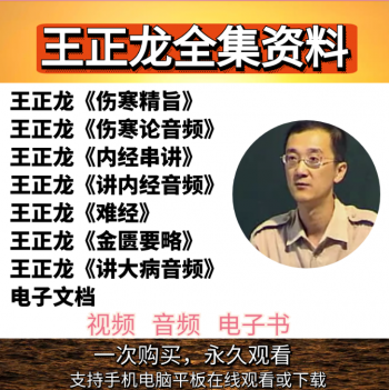 中医经典王正龙精讲伤寒金匮内经难经大病视频教程全套-百度网盘下载-中医教程博客