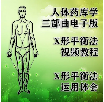 【周尔晋人体X形平衡法视频教程】火柴棒医生人体药库学三部曲电子教材-百度网盘下载-中医教程博客