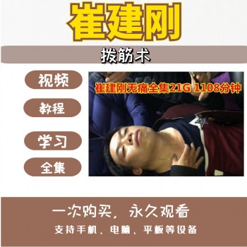 崔建刚崔氏无痛正骨拨筋术绝活13针小周天完整三才针灸视频教程-百度网盘下载-中医教程博客