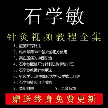 石学敏针灸针刺手法视频教程全集针灸学123讲醒脑开窍针法-百度网盘下载-中医教程博客