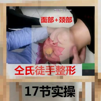 仝氏徒手整形面部颈部手法17节实操视频教程-百度网盘下载-中医教程博客