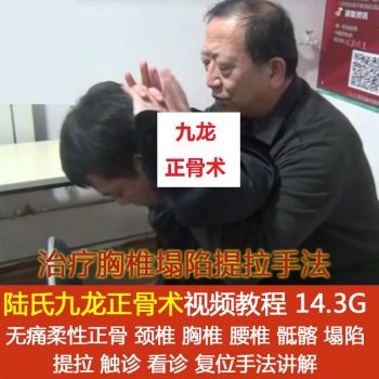陆氏九龙正骨术视频教程脊椎触诊塌陷矫正陆玉贵无痛正骨-百度网盘下载-中医教程博客