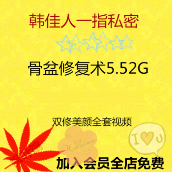 【韩佳人一指私密】之骨盆修复术视频教程5.52G-百度网盘下载-中医教程博客