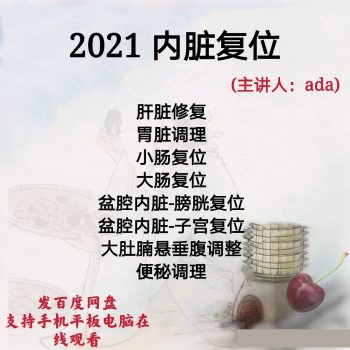 【2021最新吕玉兰ada内脏复位手法】私教手法全精讲视频教程8讲-百度网盘下载-中医教程博客