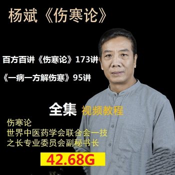 【杨斌伤寒论中医视频教程全集】百方百讲伤寒论一病一方解伤寒百度网盘下载-中医教程博客