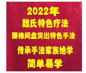 魏氏特色疗法腰椎间盘突出传承手法视频教程-百度网盘下载-中医教程博客