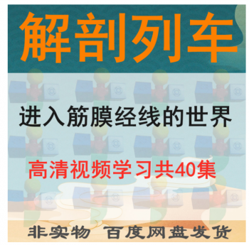 解剖列车:进入肌筋膜经线的世界40集高清视频课程【百度网盘下载】-中医教程博客