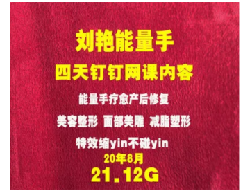 2020年刘艳能量手培训美容整形产后修复全集视频教程-百度网盘下载-中医教程博客